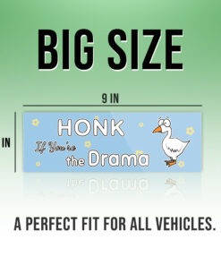 Honk If You Funny Bumper Sticker For Car Truck